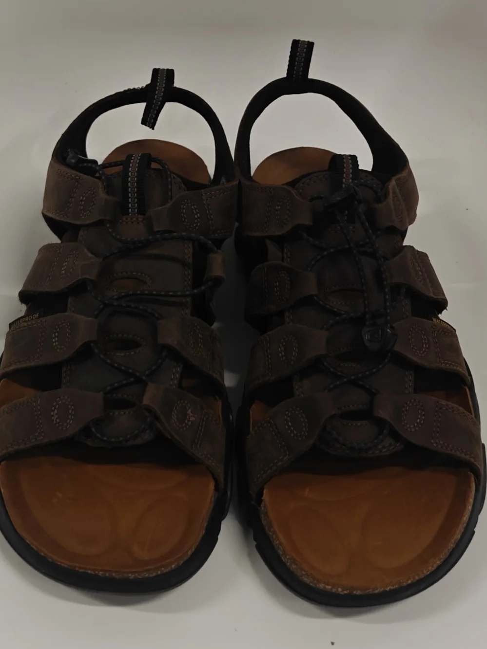 KEEN Daytona II Men’s Sandals Size 11.5 Brown Leather Outdoor Hiking Sport Sanda